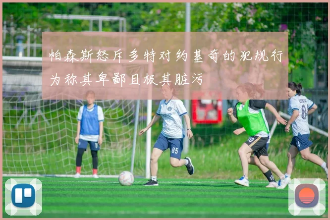 帕森斯怒斥多特对约基奇的犯规行为称其卑鄙且极其脏污